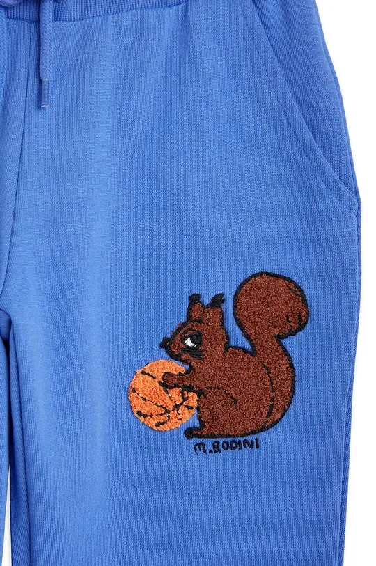 Mini Rodini spodnie dresowe bawełniane dziecięce Squirrels 100 % Bawełna organiczna