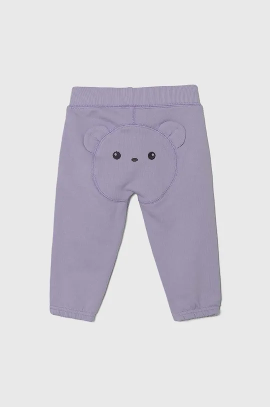 фиолетовой Хлопковые штаны для младенцев United Colors of Benetton Детский