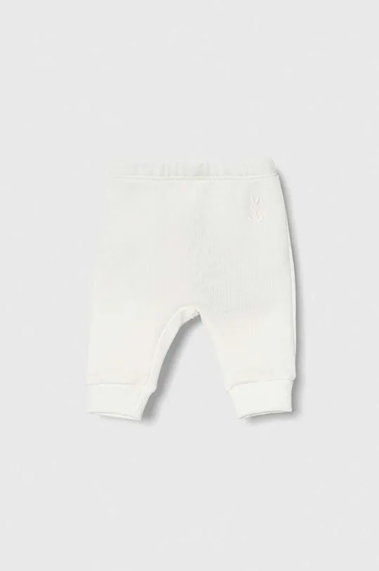 білий Бавовняні штани для немовлят United Colors of Benetton Дитячий