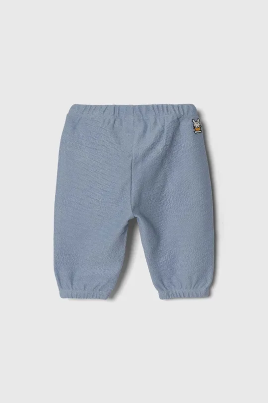 Хлопковые штаны для младенцев United Colors of Benetton голубой