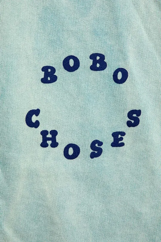 μπλε Παιδικό βαμβακερό παντελόνι Bobo Choses
