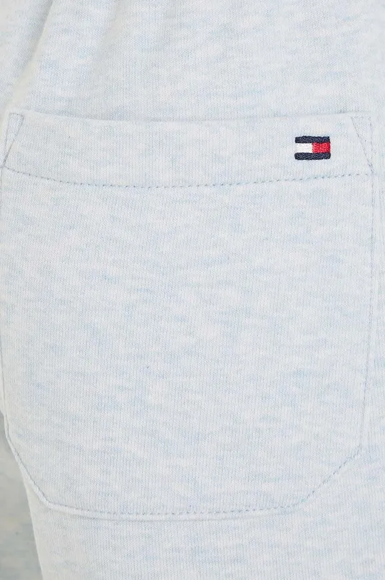 блакитний Дитячі бавовняні штани Tommy Hilfiger