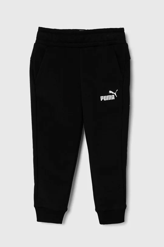 czarny Puma spodnie dresowe dziecięce ESS Logo Pants TR cl B Dziecięcy