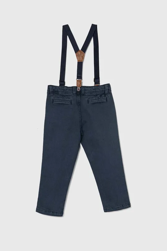 Βρεφικό βαμβακερό παντελόνι zippy σκούρο μπλε