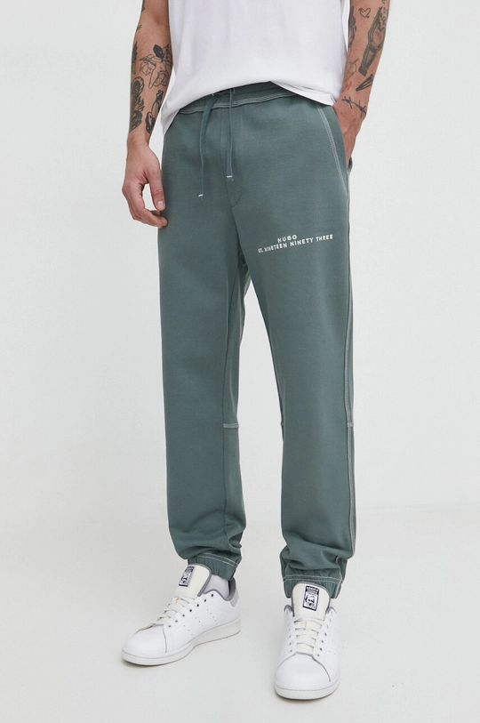 HUGO pantaloni da jogging in cotone 64% Cotone riciclato, 36% Cotone