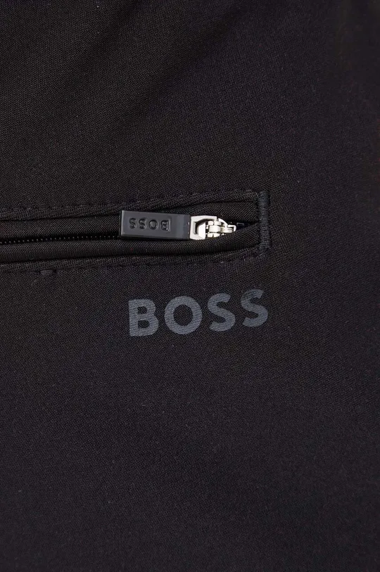 czarny Boss Green spodnie dresowe