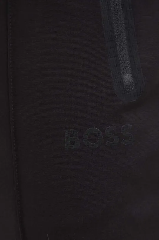 czarny Boss Green spodnie dresowe