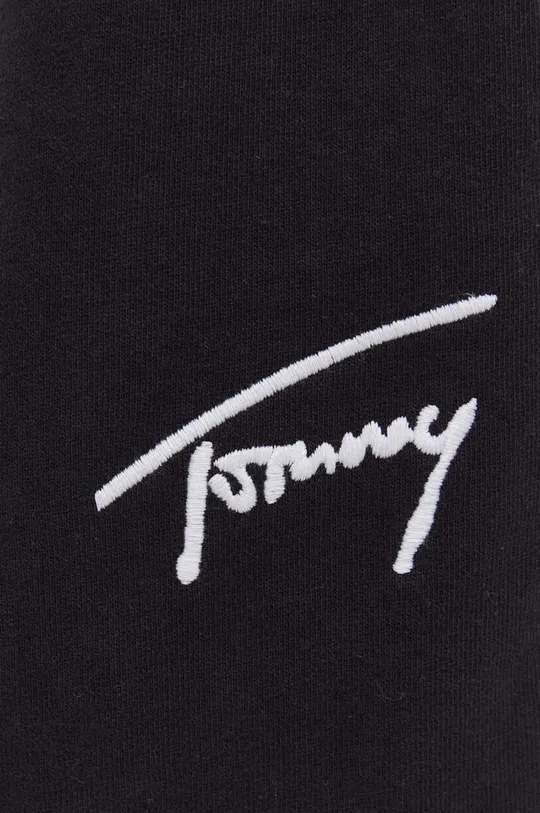 čierna Bavlnené tepláky Tommy Jeans