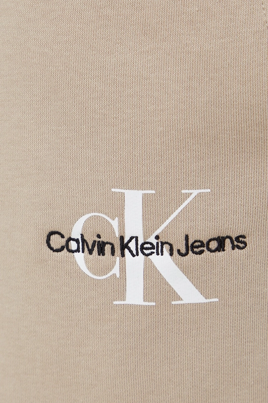 bézs Calvin Klein Jeans melegítőnadrág