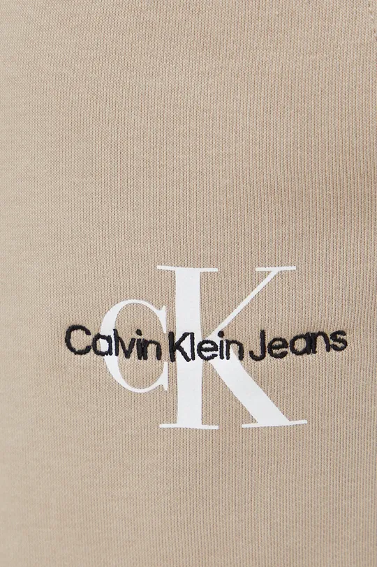 bézs Calvin Klein Jeans melegítőnadrág