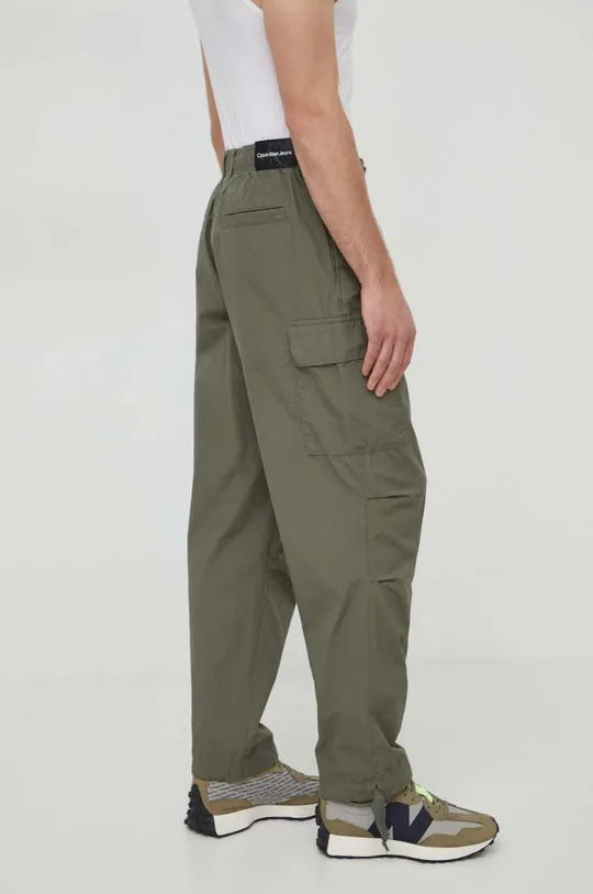 Бавовняні штани Calvin Klein Jeans Основний матеріал: 100% Бавовна Аплікація: 100% Поліуретан