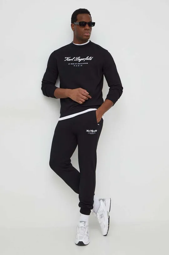 Спортивні штани Karl Lagerfeld чорний