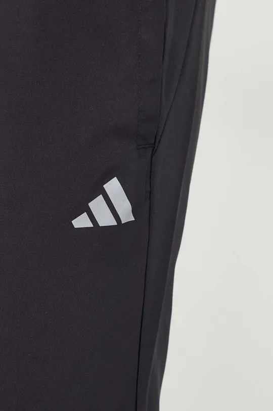 czarny adidas Performance spodnie treningowe Gym+