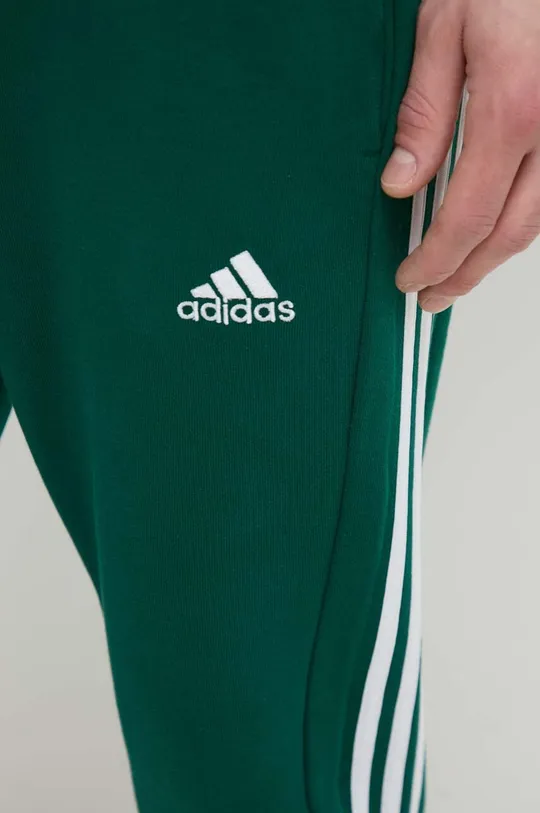 зелёный Хлопковые спортивные штаны adidas