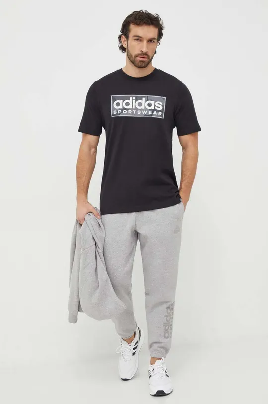 Спортивні штани adidas сірий