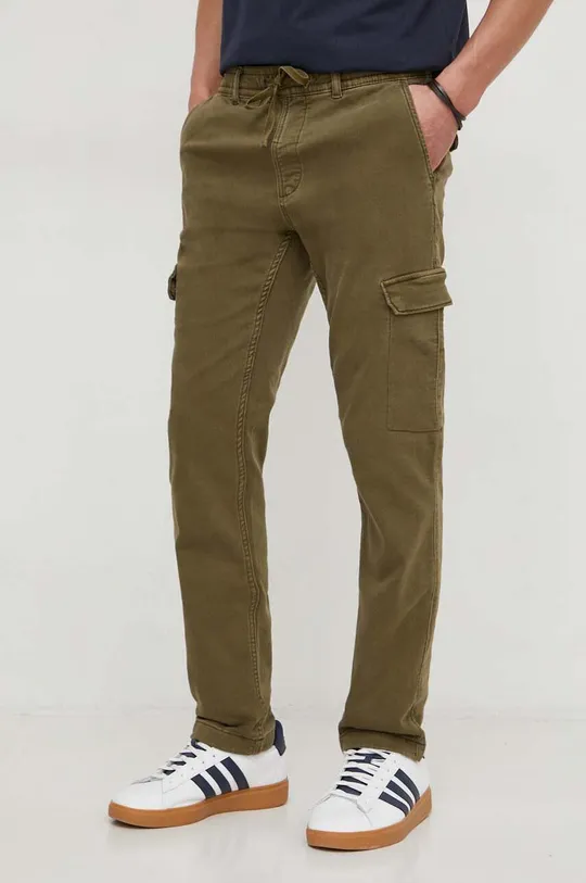 zielony Pepe Jeans spodnie Męski
