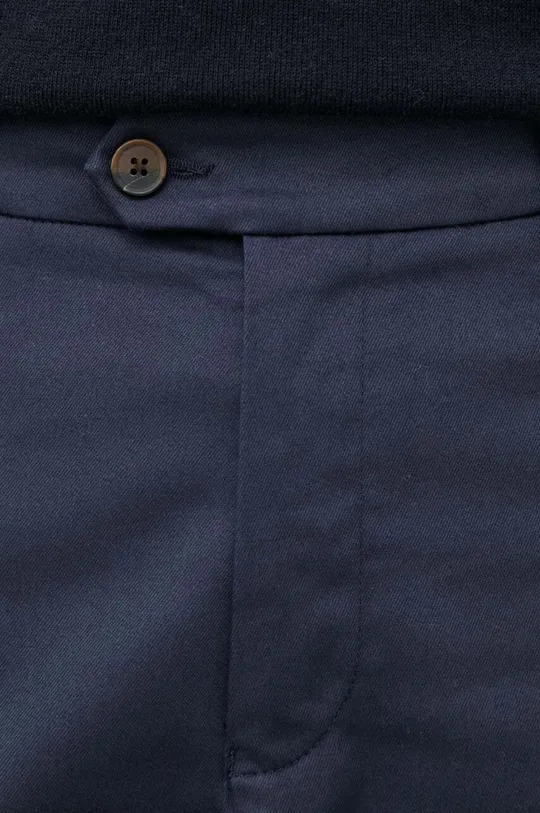 тёмно-синий Хлопковые брюки Les Deux