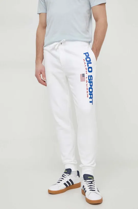 biały Polo Ralph Lauren spodnie dresowe Męski