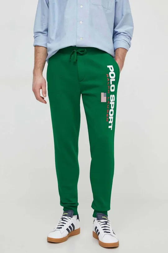 πράσινο Παντελόνι φόρμας Polo Ralph Lauren Ανδρικά