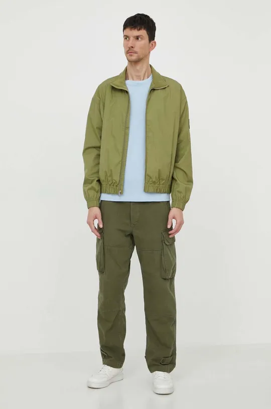 Βαμβακερό παντελόνι Polo Ralph Lauren πράσινο