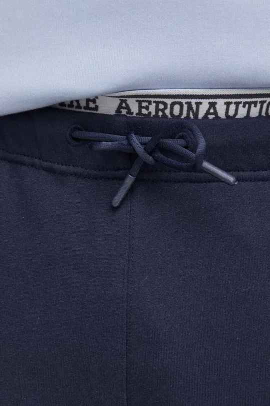 blu navy Aeronautica Militare pantaloni da jogging in cotone