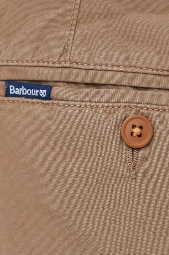 beige Barbour pantaloni