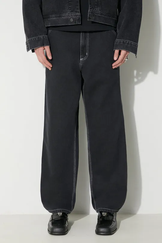 negru Carhartt WIP jeans Simple Pant De bărbați