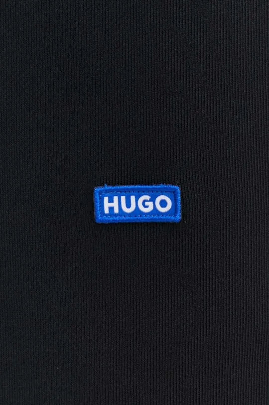 czarny Hugo Blue spodnie dresowe bawełniane