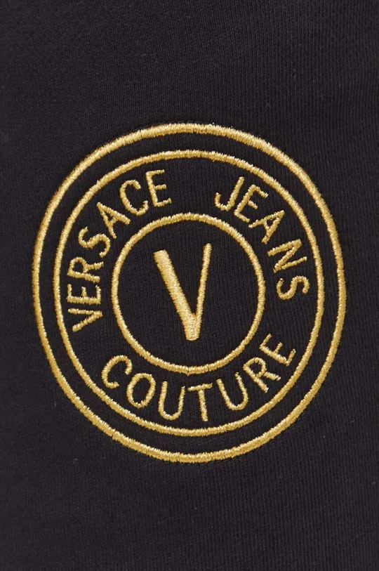 чёрный Хлопковые спортивные штаны Versace Jeans Couture