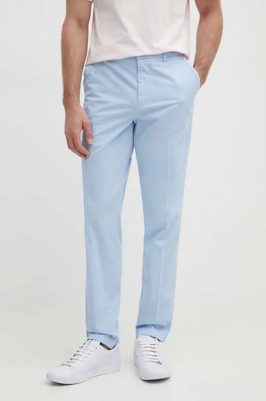 niebieski BOSS spodnie Męski