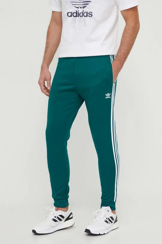 zelená Tepláky adidas Originals Adicolor Classics SST Track Pants Pánsky