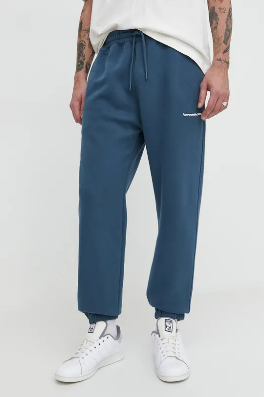 niebieski Abercrombie & Fitch spodnie dresowe Męski