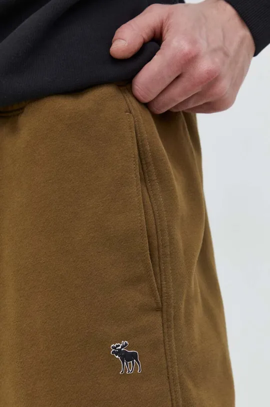 zielony Abercrombie & Fitch spodnie dresowe