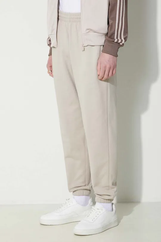 beige adidas Originals pantaloni da jogging in cotone
