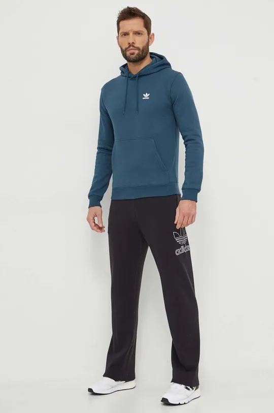 adidas Originals pantaloni da jogging in cotone nero