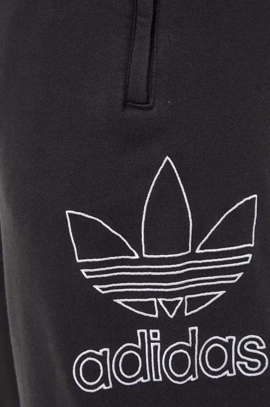 чорний Бавовняні спортивні штани adidas Originals