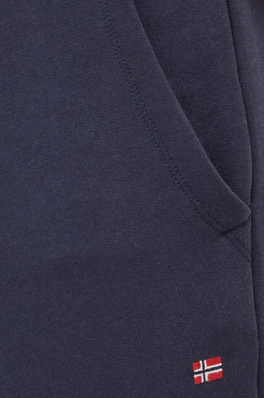 темно-синій Бавовняні спортивні штани Napapijri
