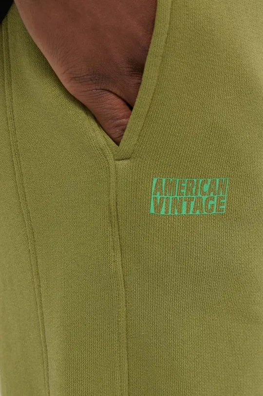 зелёный Спортивные штаны American Vintage