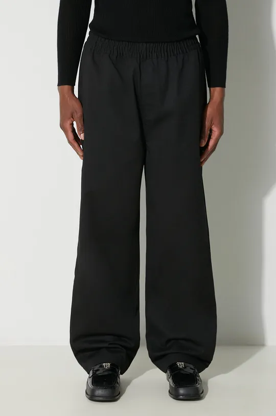 black Carhartt WIP trousers Newhaven Pant Men’s