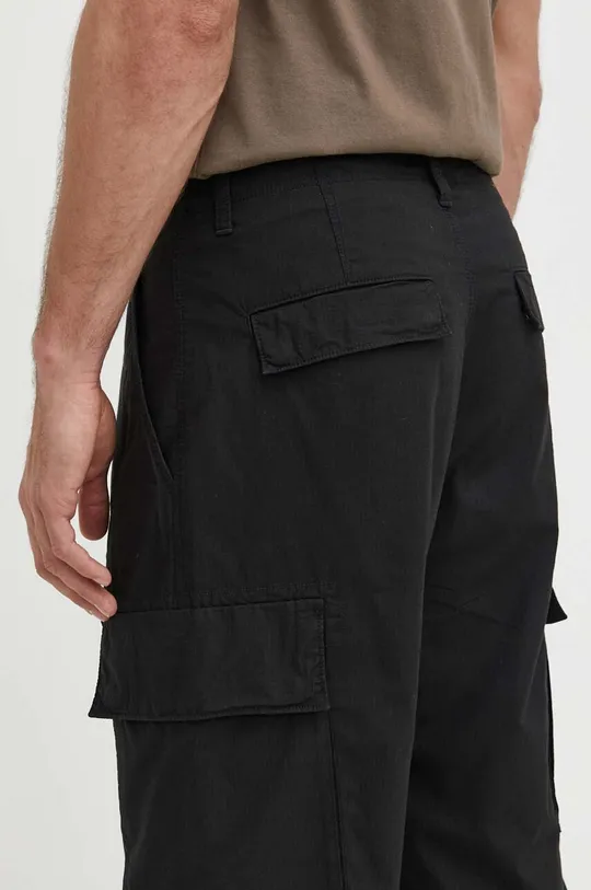 črna Bombažne hlače Marc O'Polo