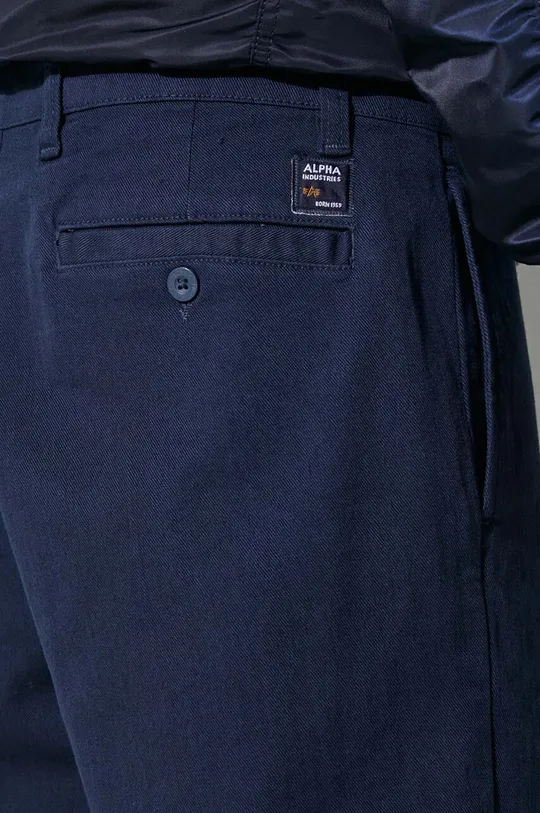 bleumarin Alpha Industries pantaloni Chino