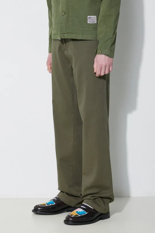 verde Alpha Industries pantaloni Chino Uomo