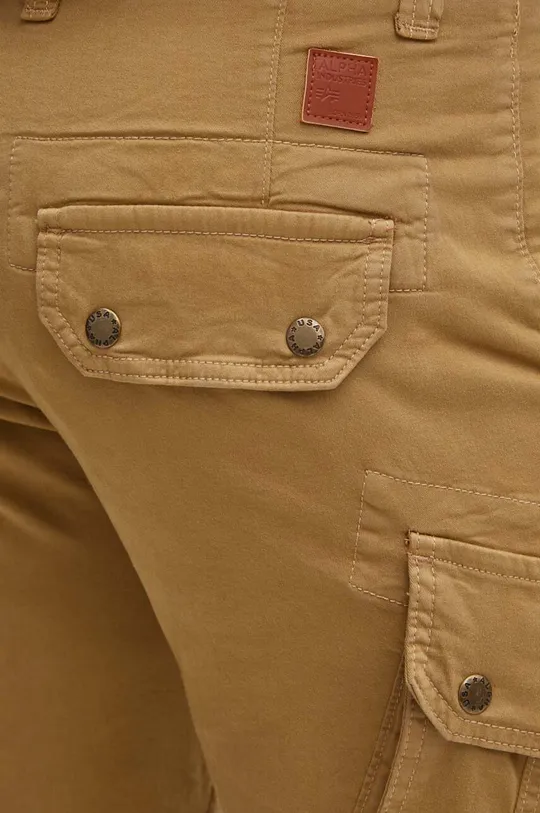 beige Alpha Industries trousers Combat Pant LW