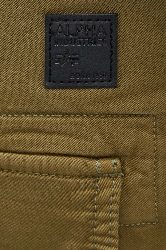 zielony Alpha Industries spodnie Combat Pant LW