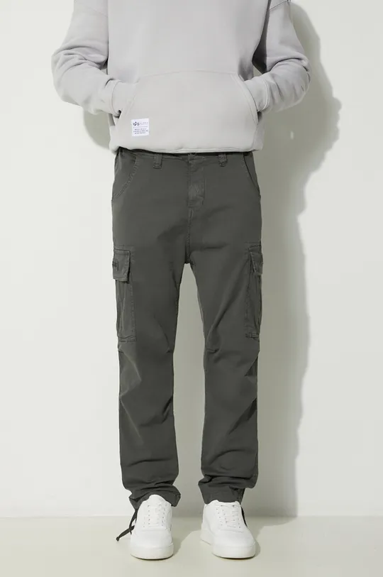 grigio Alpha Industries pantaloni Squad Pant Uomo
