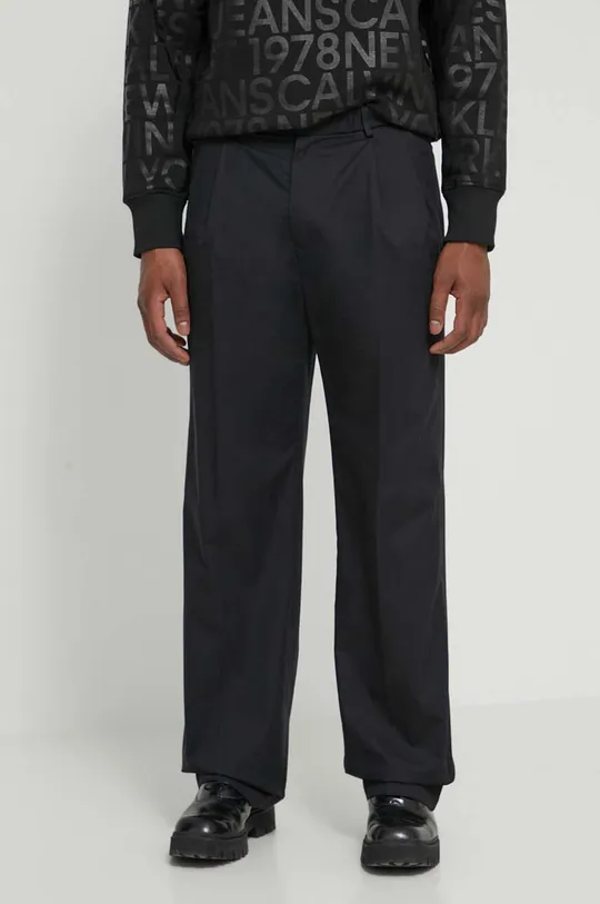 μαύρο Παντελόνι Calvin Klein Ανδρικά