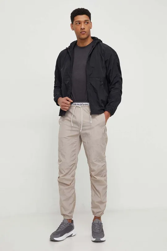 Calvin Klein Performance pantaloni da allenamento grigio