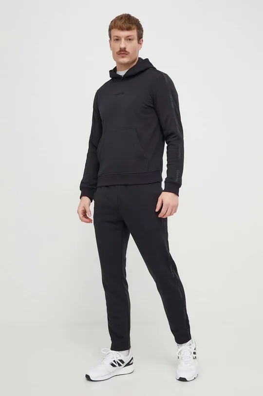 Παντελόνι προπόνησης Calvin Klein Performance μαύρο