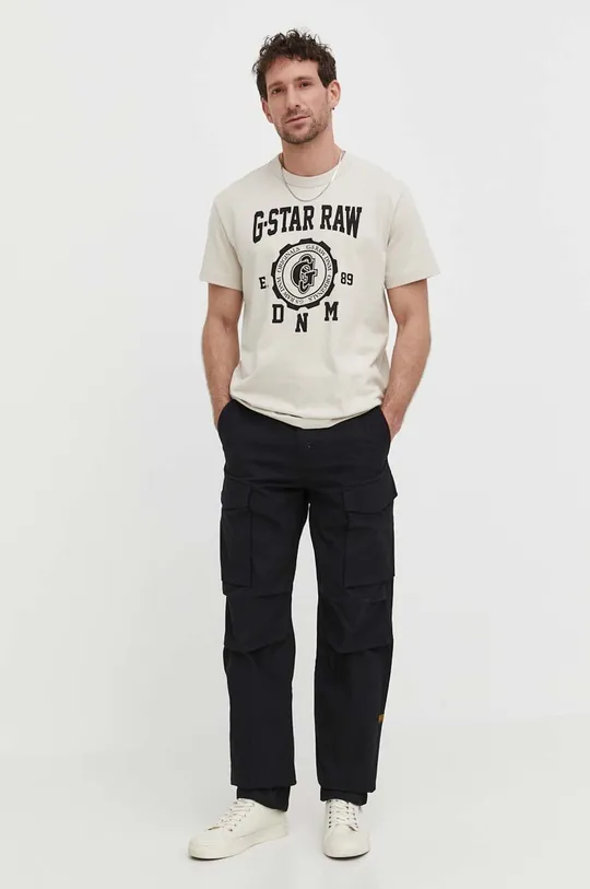 Pamučne hlače G-Star Raw crna