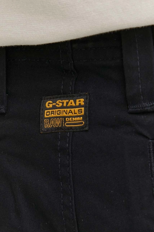 crna Pamučne hlače G-Star Raw